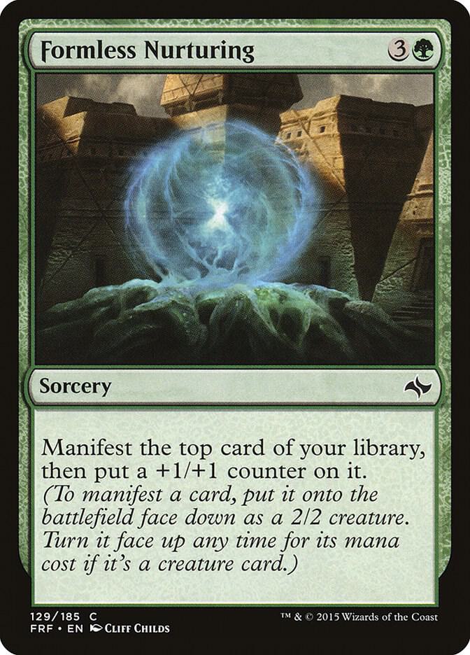 Formless Nurturing 129 card from Fate Reforged