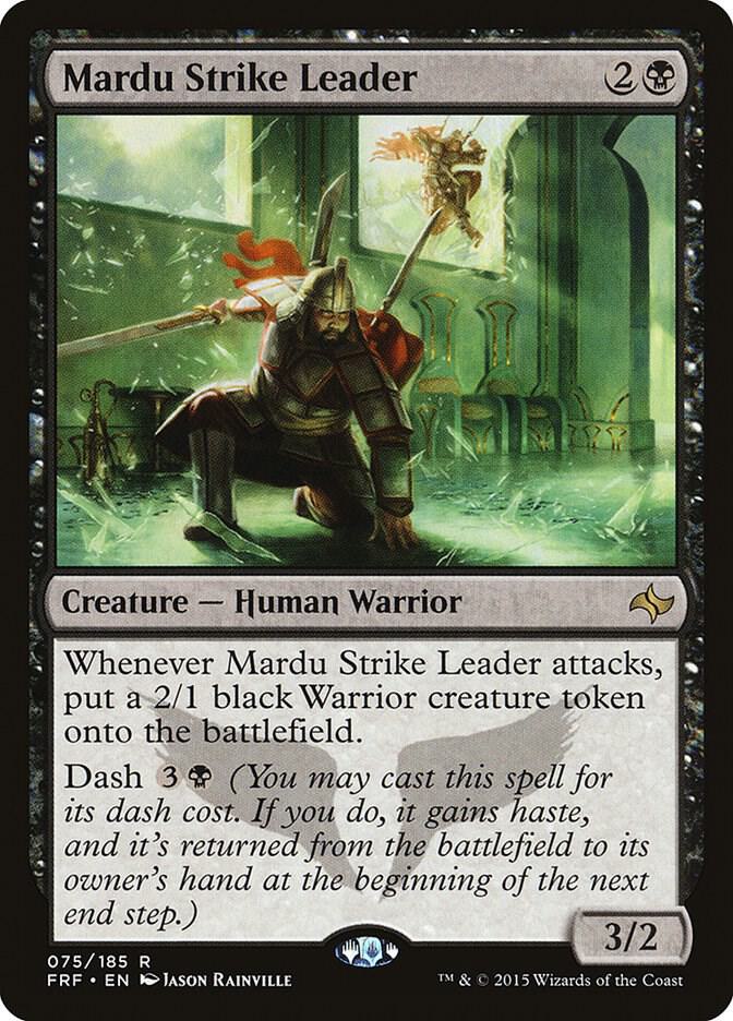 Mardu Strike Leader 75 card from Fate Reforged