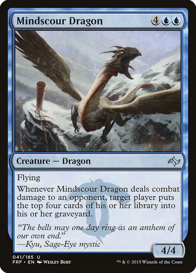 Mindscour Dragon 41 card from Fate Reforged