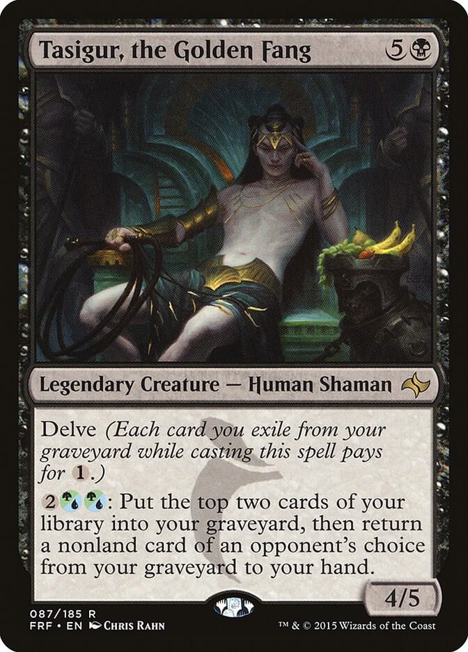 Tasigur, the Golden Fang 87 card from Fate Reforged