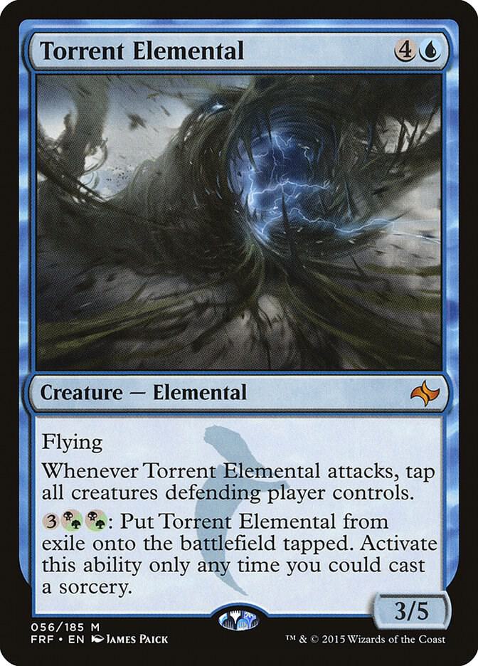 Torrent Elemental 56 card from Fate Reforged
