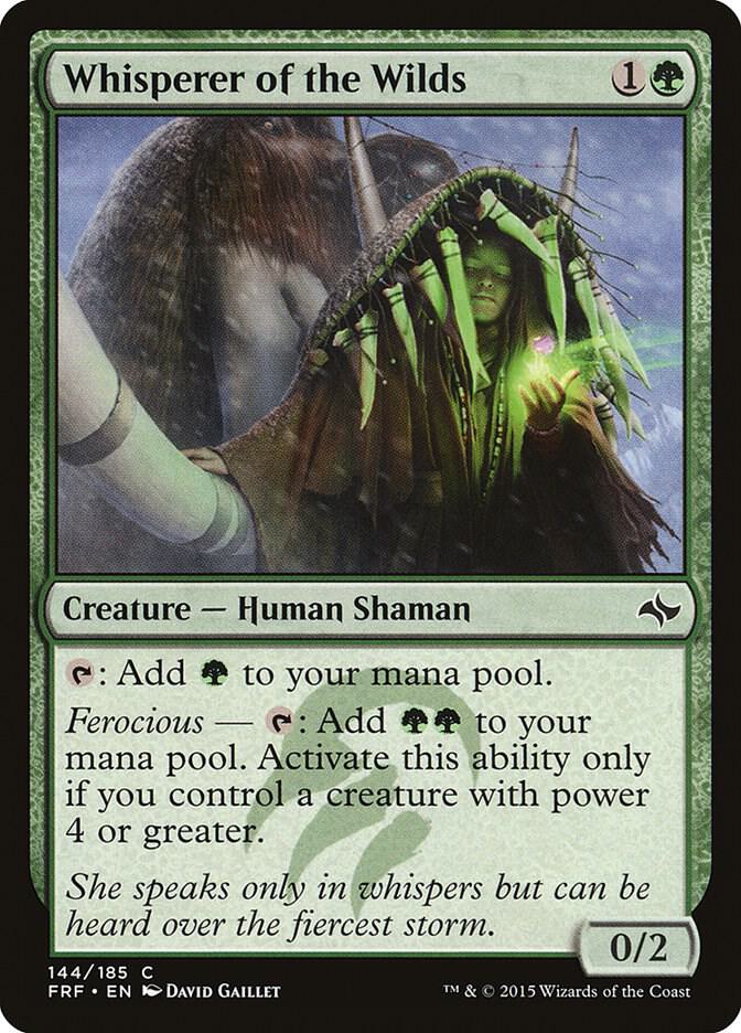 Whisperer of the Wilds 144 card from Fate Reforged