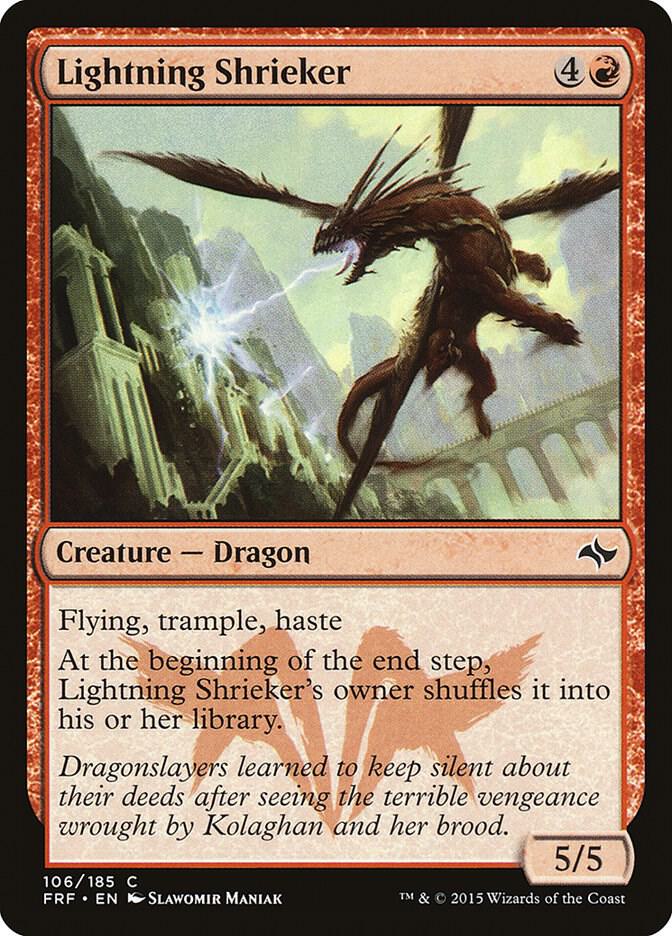 Lightning Shrieker 106 card from Fate Reforged