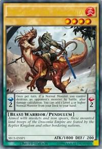 Dragoons of Draconia SECE-ENSP1 card from Secrets of Eternity