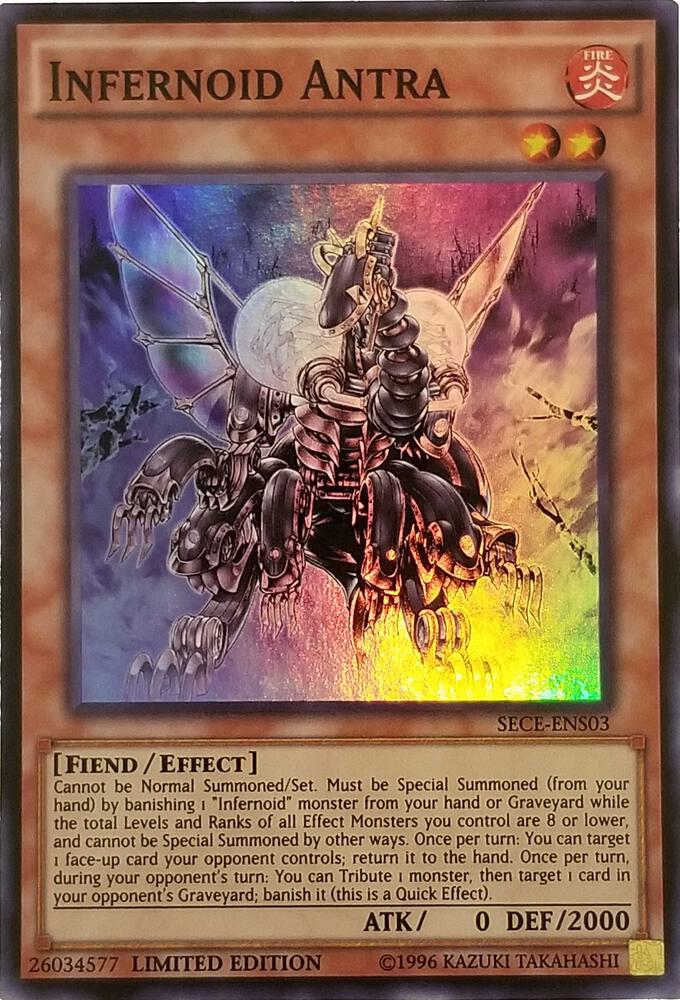 Infernoid Antra (SE) SECE-ENS03 card from Secrets of Eternity