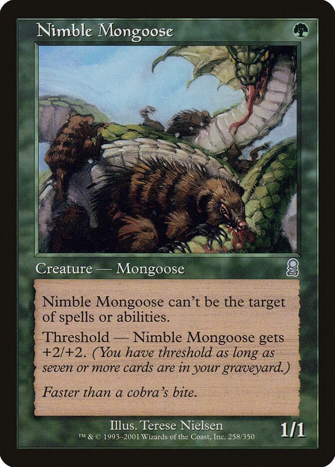Nimble Mongoose 258 card from Odyssey