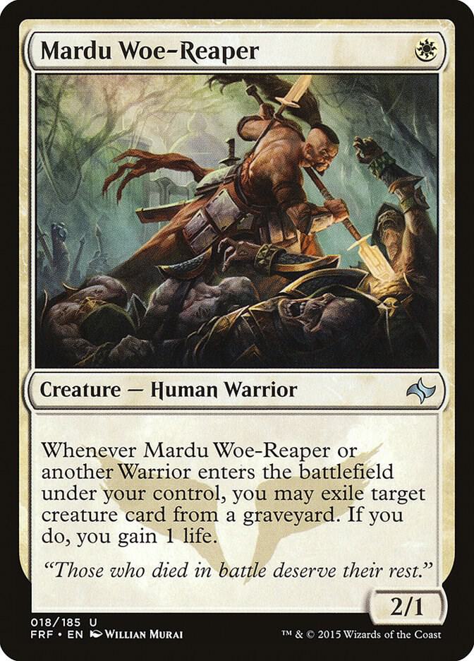 Mardu Woe-Reaper 18 card from Fate Reforged