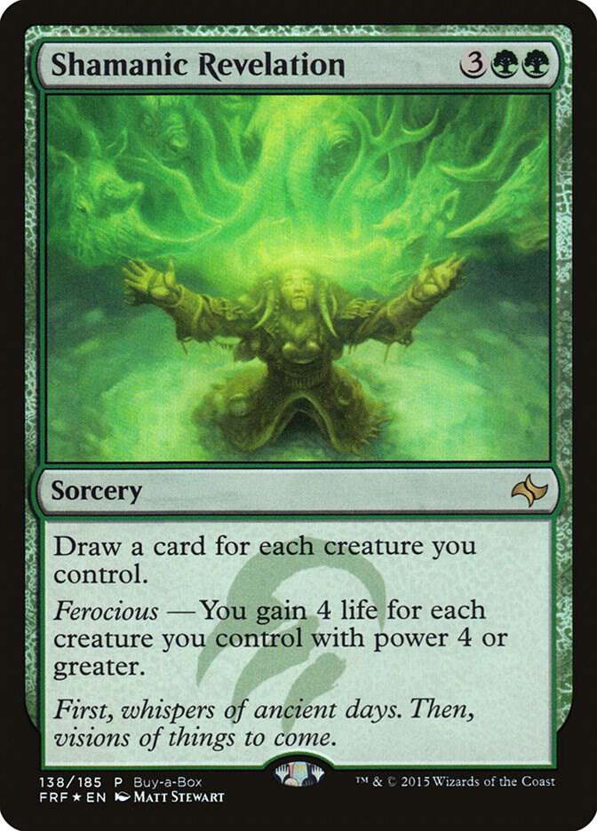 Shamanic Revelation 138 card from Buy-A-Box Promos