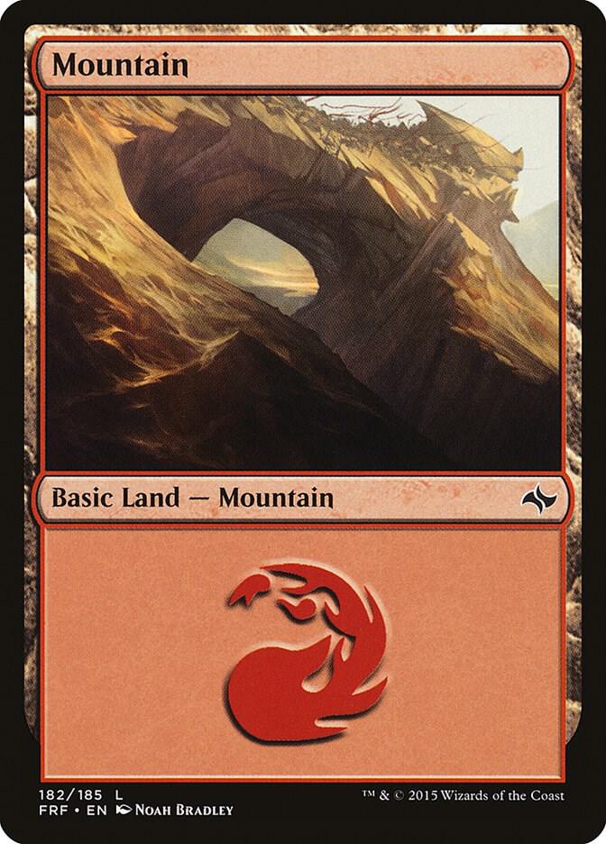Mountain 182 card from Fate Reforged