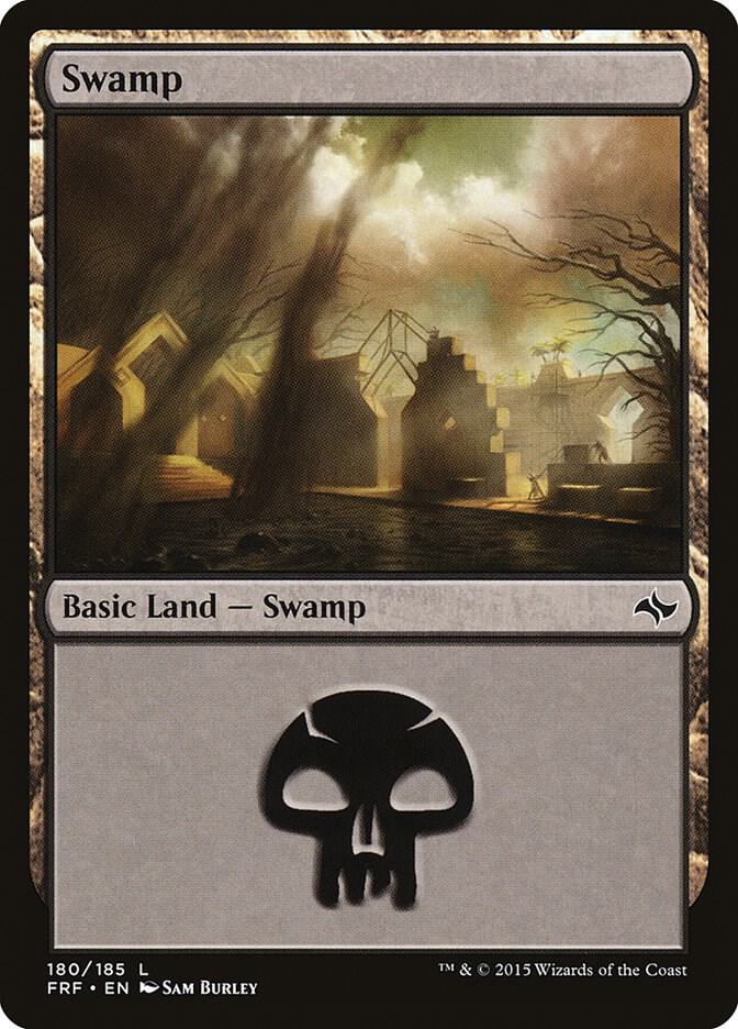 Swamp 180 card from Fate Reforged
