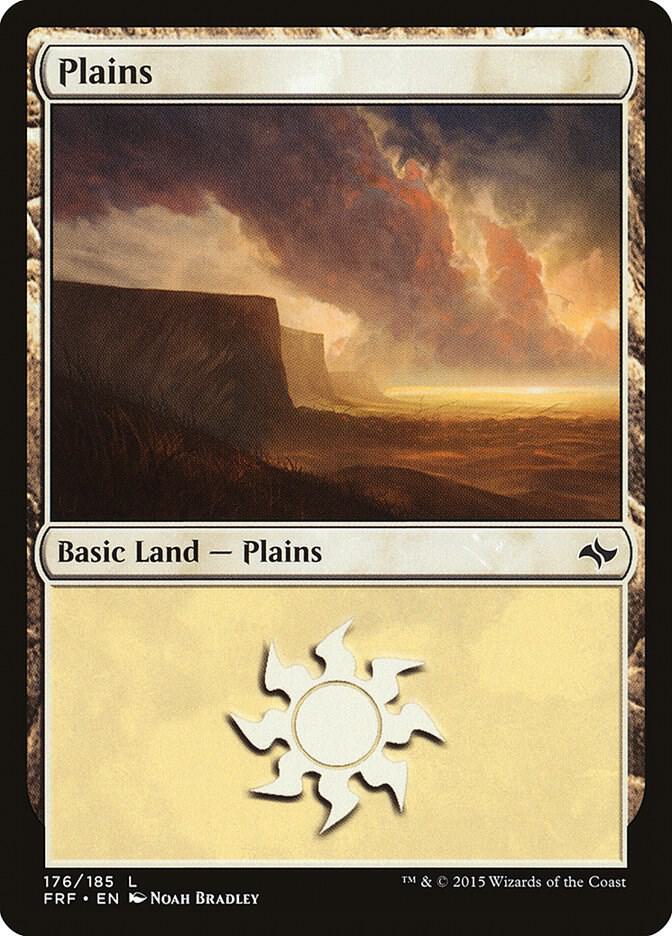 Plains 176 card from Fate Reforged