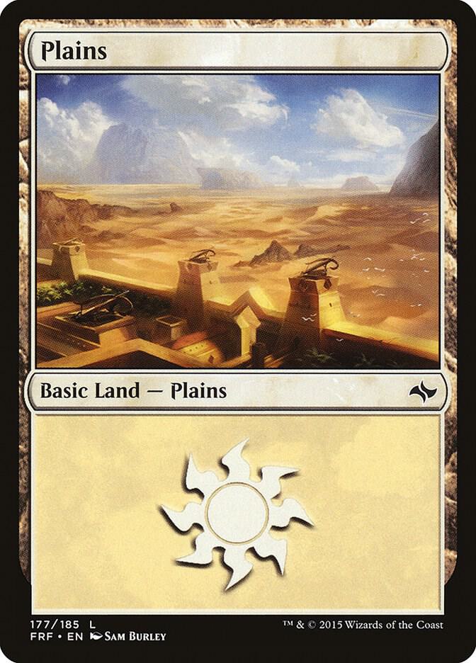 Plains 177 card from Fate Reforged