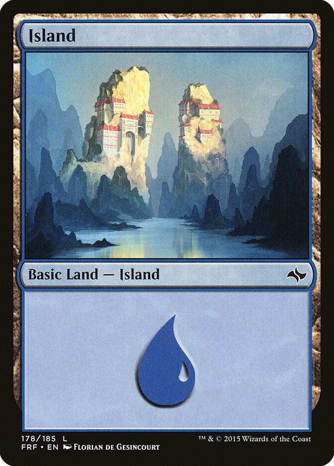 Island 178 card from Fate Reforged