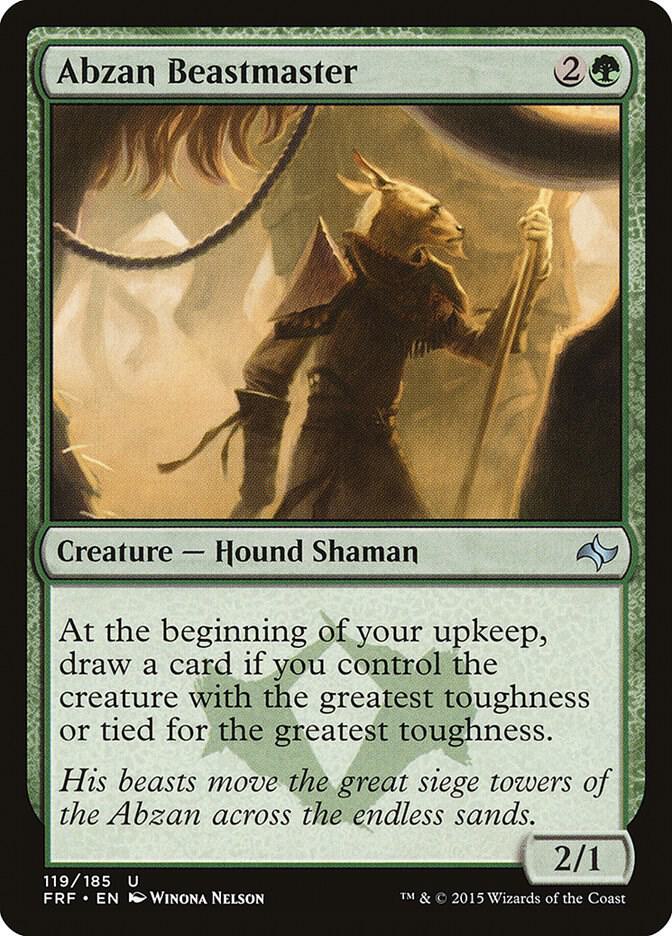 Abzan Beastmaster 119 card from Fate Reforged