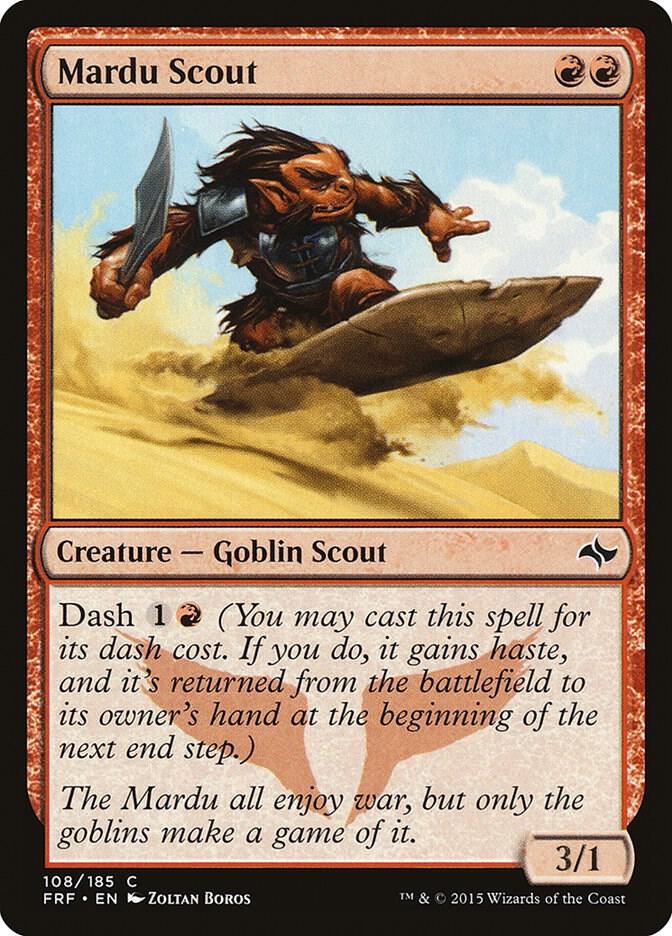 Mardu Scout 108 card from Fate Reforged