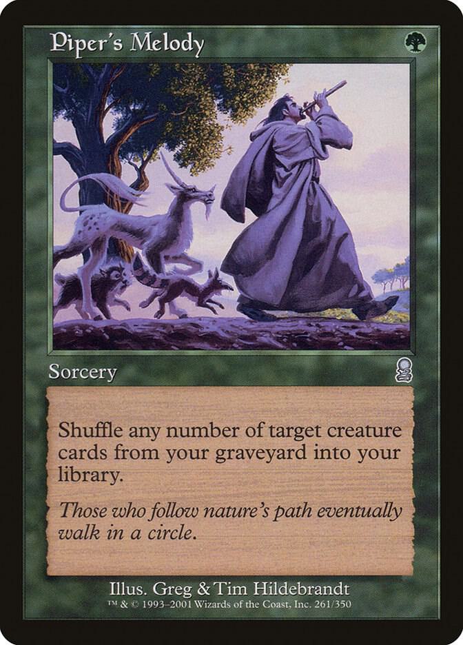 Piper's Melody 261 card from Odyssey