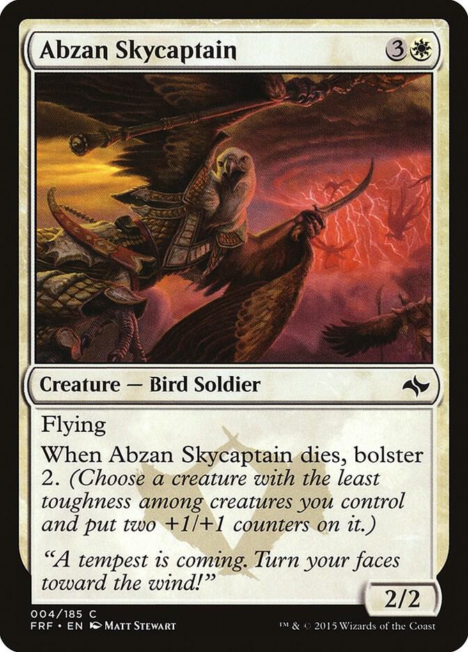 Abzan Skycaptain 4 card from Fate Reforged