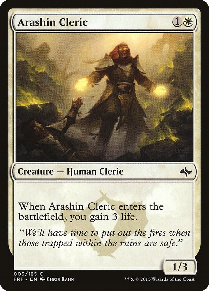 Arashin Cleric 5 card from Fate Reforged