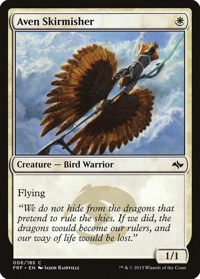 Aven Skirmisher 6 card from Fate Reforged