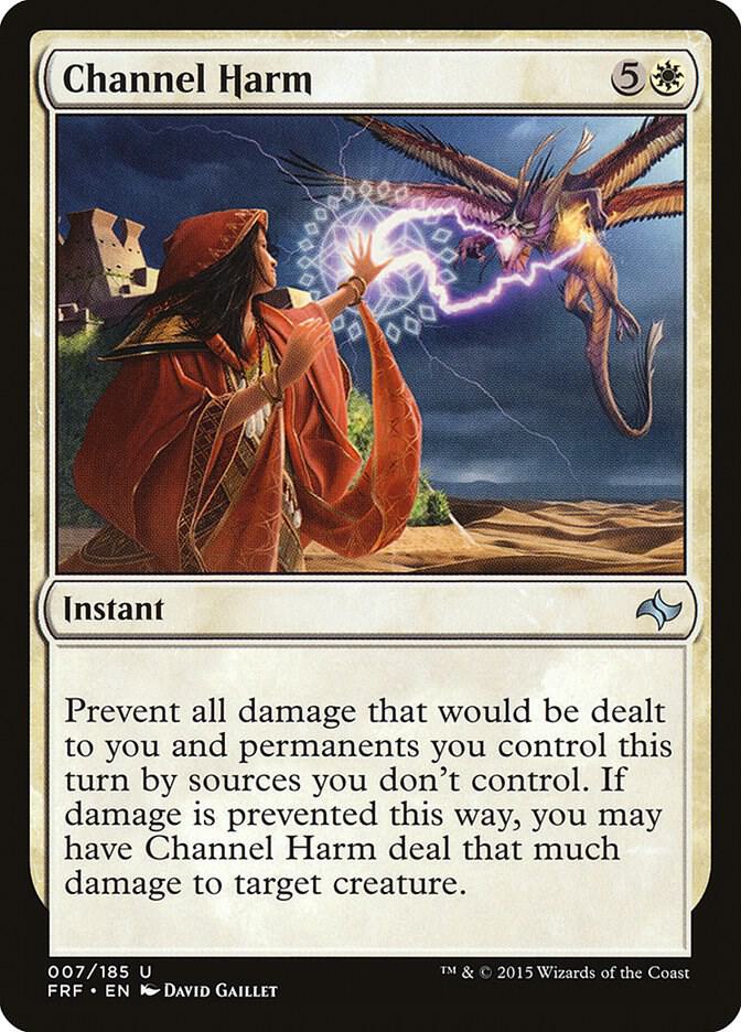 Channel Harm 7 card from Fate Reforged