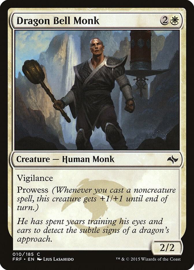 Dragon Bell Monk 10 card from Fate Reforged