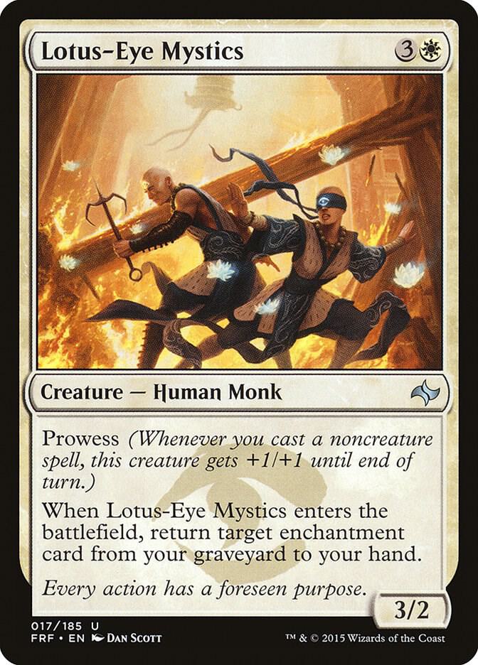 Lotus-Eye Mystics 17 card from Fate Reforged