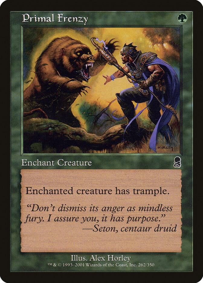 Primal Frenzy 262 card from Odyssey