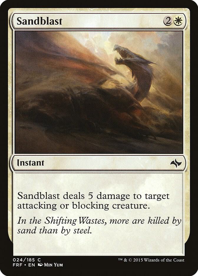 Sandblast 24 card from Fate Reforged