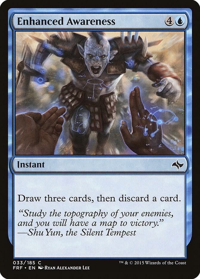 Enhanced Awareness 33 card from Fate Reforged