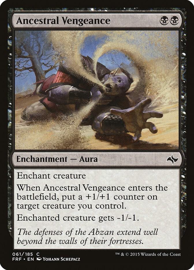 Ancestral Vengeance 61 card from Fate Reforged
