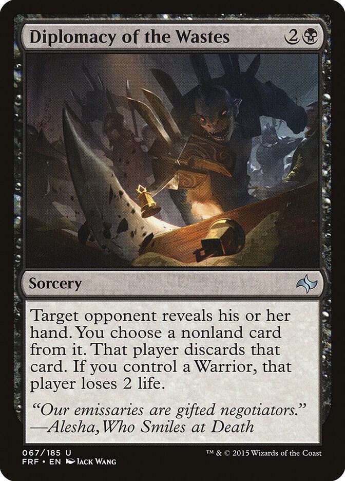 Diplomacy of the Wastes 67 card from Fate Reforged