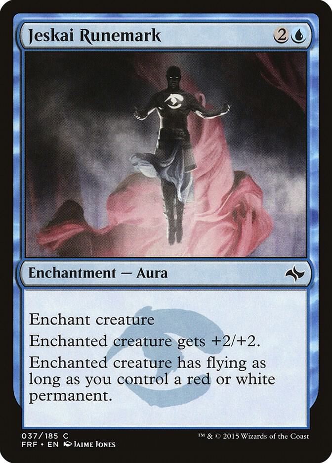 Jeskai Runemark 37 card from Fate Reforged