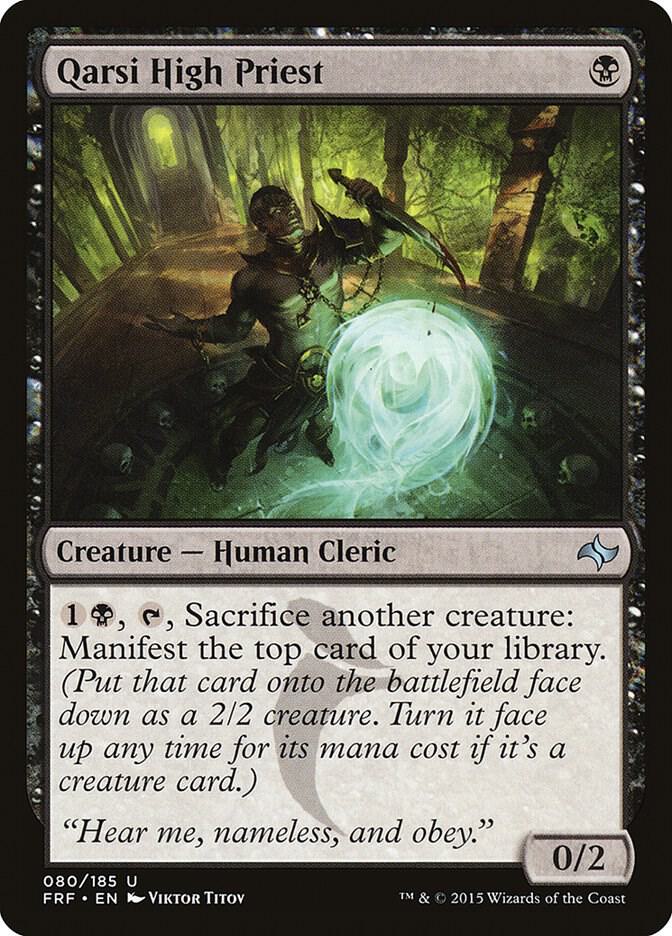 Qarsi High Priest 80 card from Fate Reforged