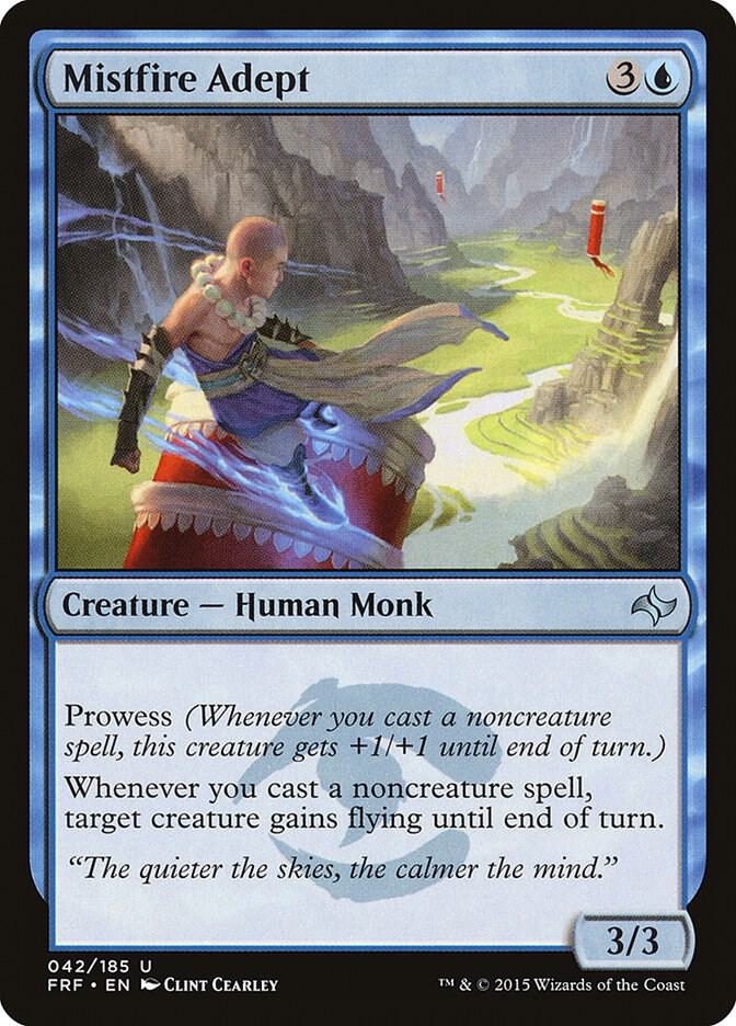 Mistfire Adept 42 card from Fate Reforged