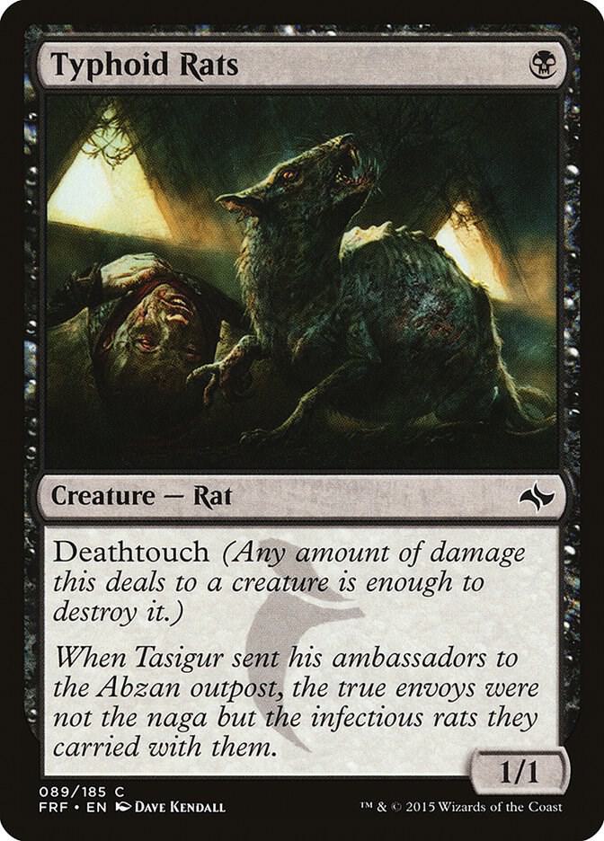 Typhoid Rats 89 card from Fate Reforged