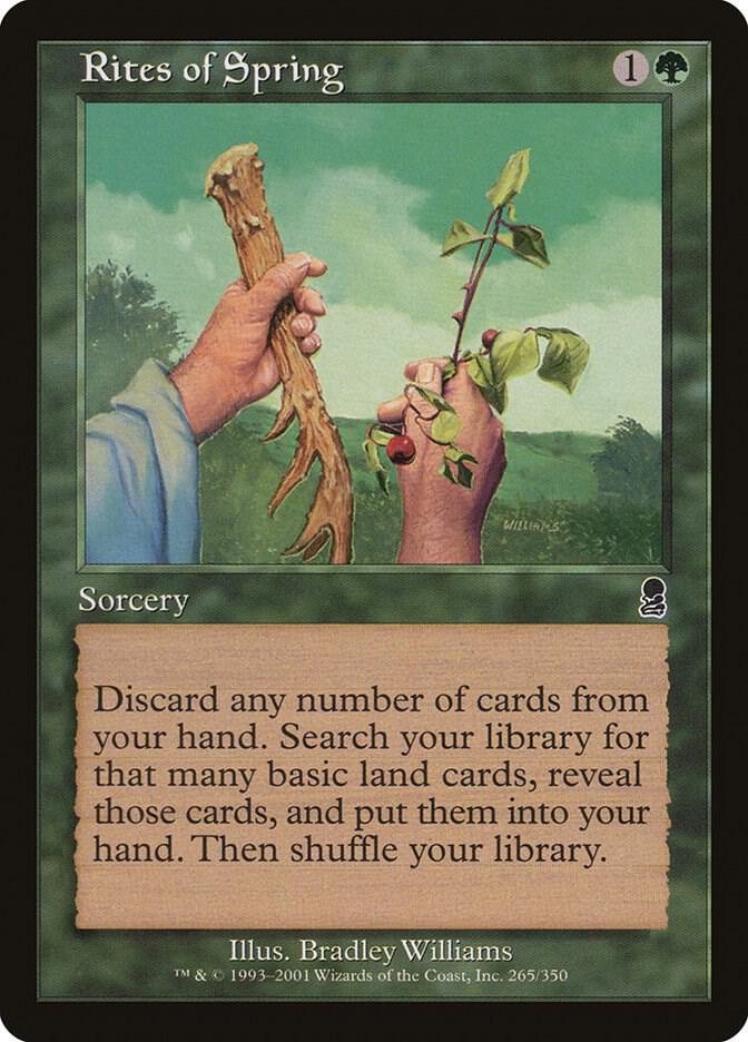 Rites of Spring 265 card from Odyssey