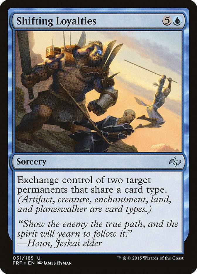 Shifting Loyalties 51 card from Fate Reforged