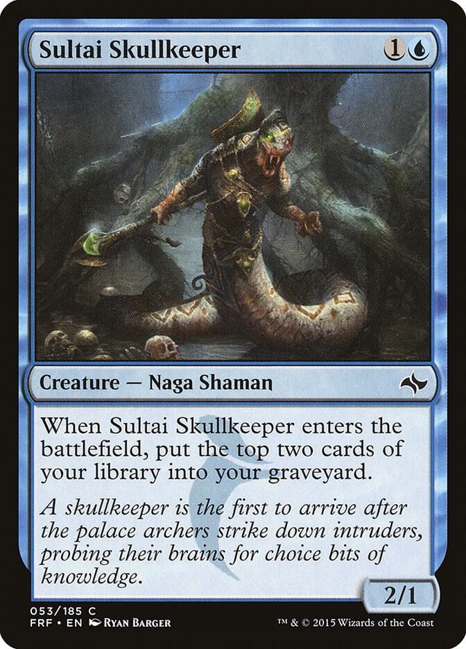 Sultai Skullkeeper 53 card from Fate Reforged