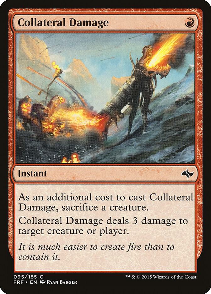 Collateral Damage 95 card from Fate Reforged