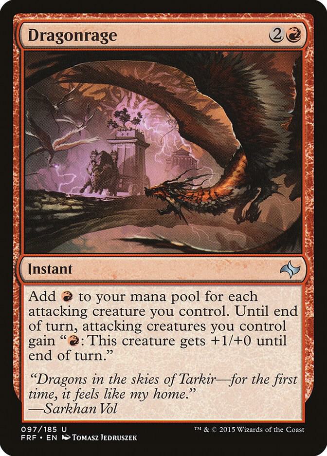 Dragonrage 97 card from Fate Reforged