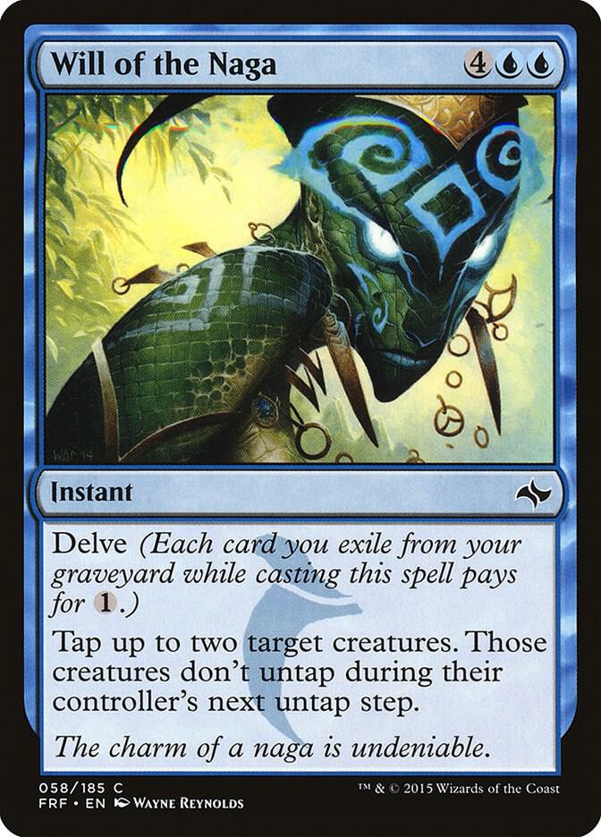 Will of the Naga 58 card from Fate Reforged