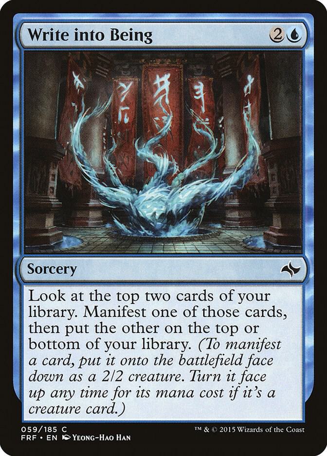 Write into Being 59 card from Fate Reforged