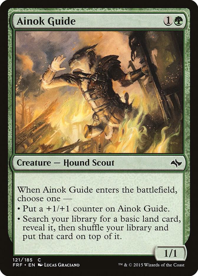 Ainok Guide 121 card from Fate Reforged