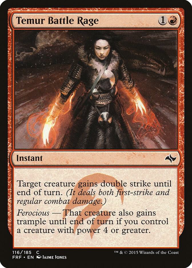 Temur Battle Rage 116 card from Fate Reforged
