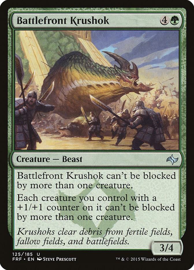 Battlefront Krushok 125 card from Fate Reforged