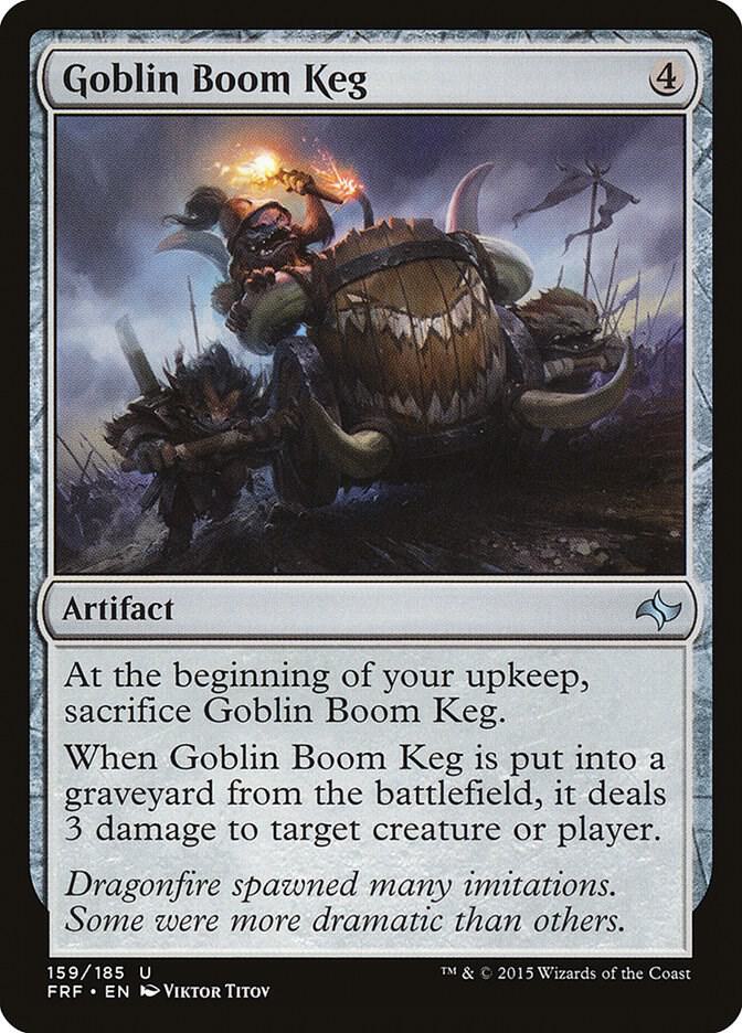 Goblin Boom Keg 159 card from Fate Reforged