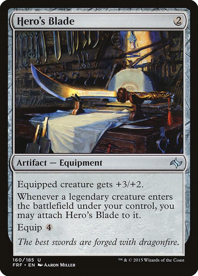 Hero's Blade 160 card from Fate Reforged