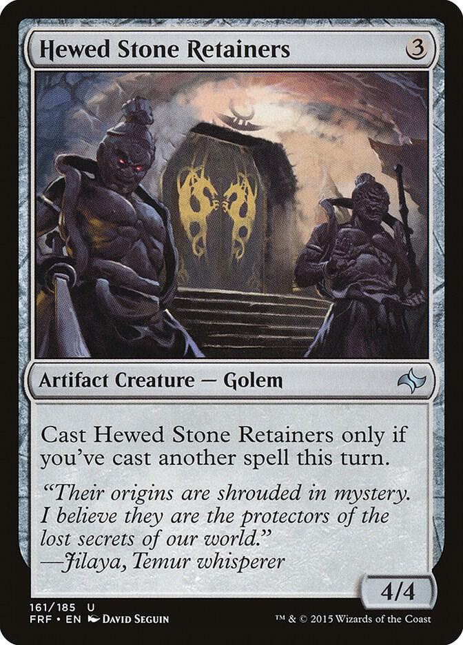 Hewed Stone Retainers 161 card from Fate Reforged