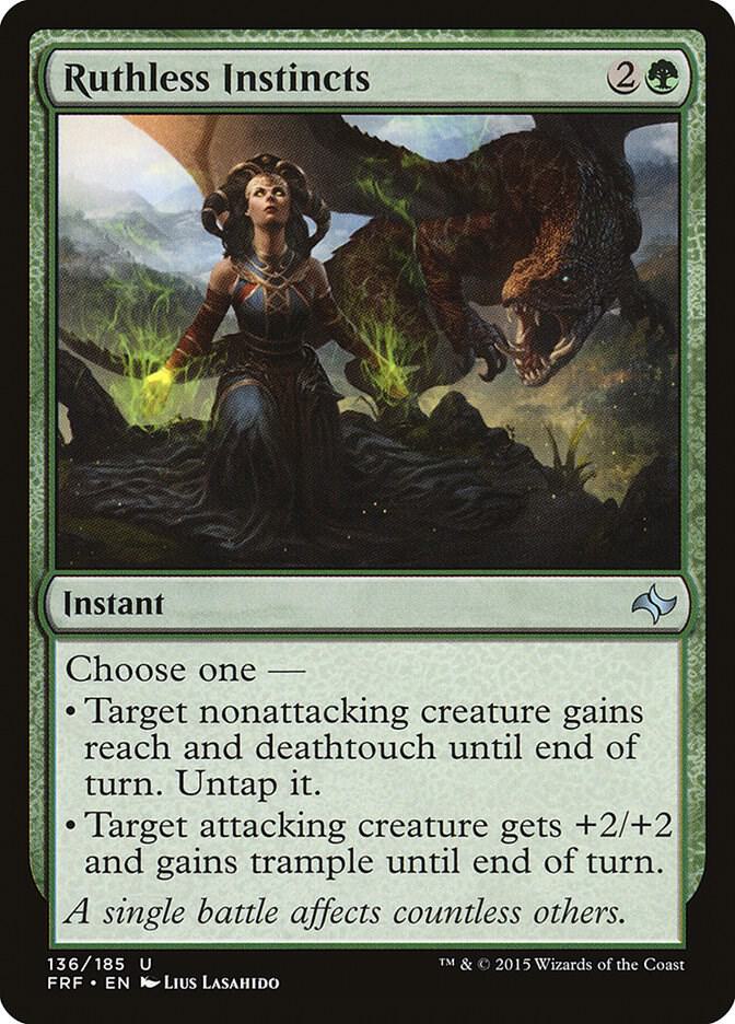 Ruthless Instincts 136 card from Fate Reforged