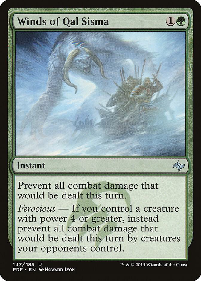 Winds of Qal Sisma 147 card from Fate Reforged